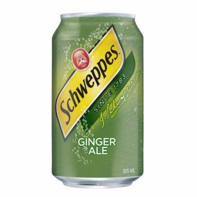SCHWEPPES GINGER ALE 355ML / PEPSI COLA
