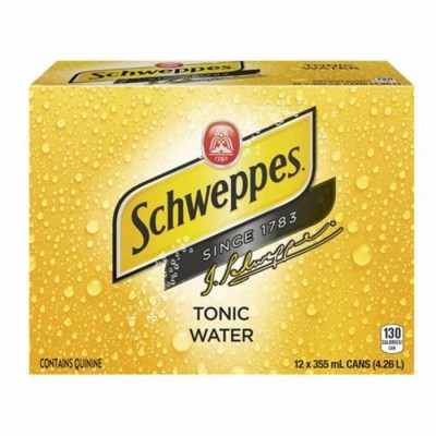 SCHWEPPES TONIQUE 355ML / PEPSI COLA