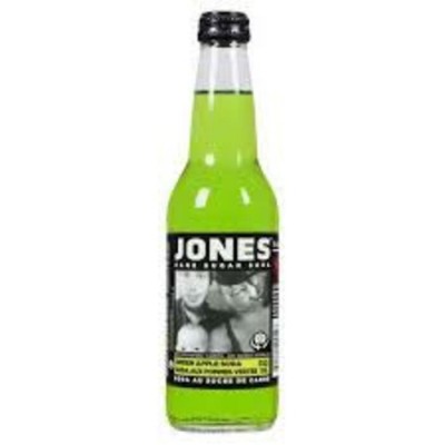 BOISSON GAZEUSE POMME VERTE VERRE / JONES