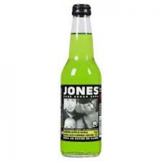 BOISSON GAZEUSE POMME VERTE VERRE / JONES