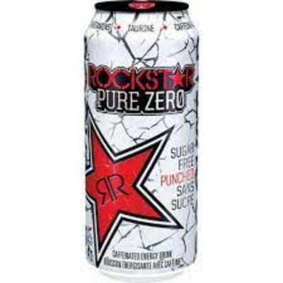 ROCKSTAR PURE ZÉRO PUNCHED 473mL / PEPSI COLA