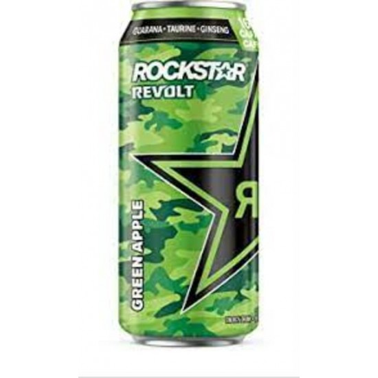 ROCKSTAR REVOLT POMME VERTE 473ml / PEPSI COLA