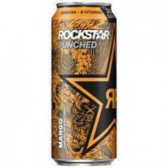 ROCKSTAR PUNCHED ORANGE473ml / PEPSI COLA