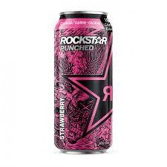 ROCKSTAR PUNCHED FRAISE 473ml / PEPSI COLA