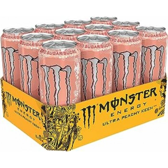 MONSTER ULTRA PEACHY KEEN 473 ML / COCA COLA