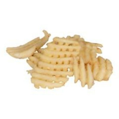 FRITE GAUFRE AVEC PELURE CROUSTILLANT ENROBE /...