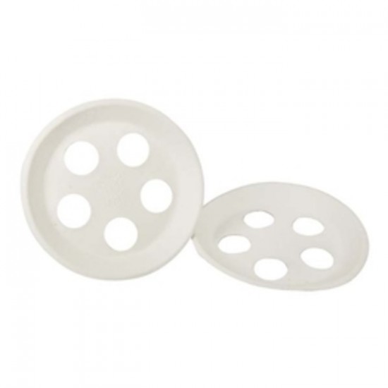 PLATEAU DE CARTON BLANC POUR EMPORTER 10po AVEC 5...