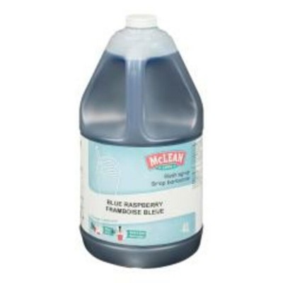 SIROP POUR BARBOTINE FRAMBOISE BLEUE / Mc Lean
