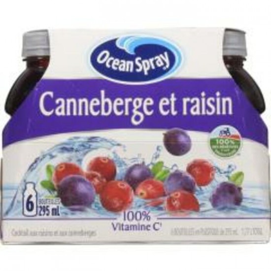 JUS COCKTAIL CANNEBERGE-RAISIN / OCEAN SPRAY