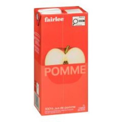 JUS POMME TETRA / FAIRLEE JUS POMME TETRA / FAIRLEE