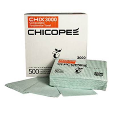 CHIFFON CHIX VERT COMPOSTABLE 12.75poX21po /...