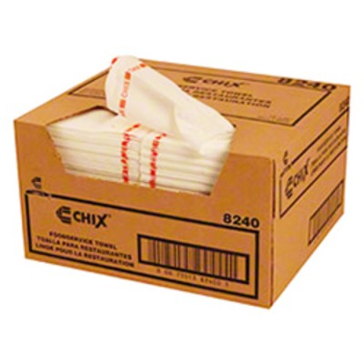 CHIFFON CHIX BLANC AVEC LIGNE ROUGE 13poX24po /...