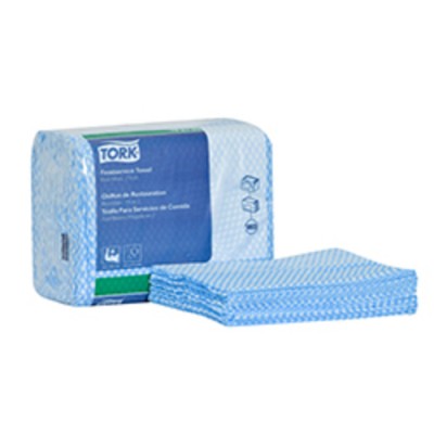 CHIFFON SIMILI TISSU DE RESTAURATION TORK BLEU 1...