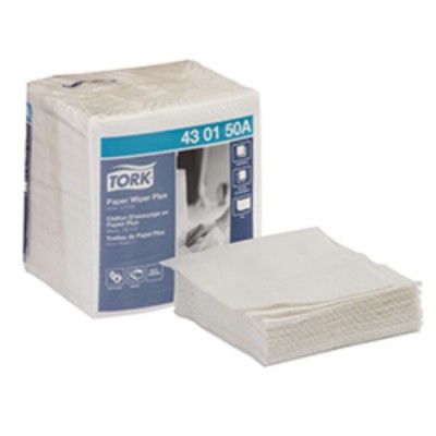 CHIFFON TORK PLUS PLIÉ 1/4 BLANC 1 PLI / TORK