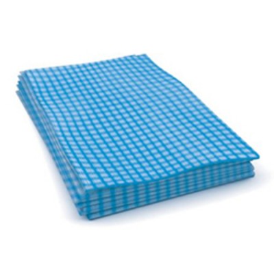 CHIFFON SERVICE ALIMENTAIRE BLEU/BLANC 12poX24po...