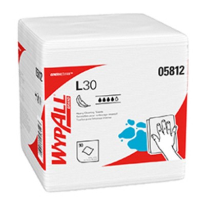 WYPALL L30po CHIFFON BLANC 12poX12.5po / KIMBERLY...