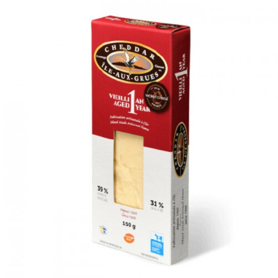 Fromage cheddar fort blanc Île aux Grues, vieilli...
