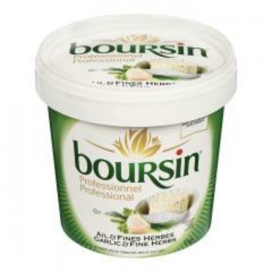 FROMAGE BOURSIN AIL FINE HERBE 1KG / BOURSIN