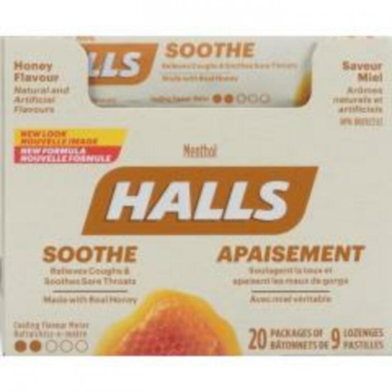 HALLS MIEL CITRON / ADAMS