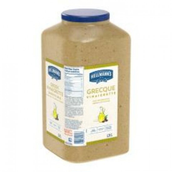 VINAIGRETTE GRECQUE SANS GLUTEN / HELLMANNS 3.78LT