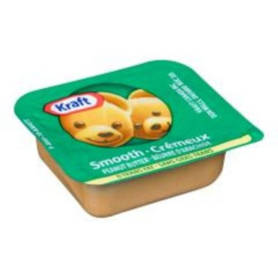 PORTION BEURRE ARACHIDE SANS GLUTEN / KRAFT 18GR