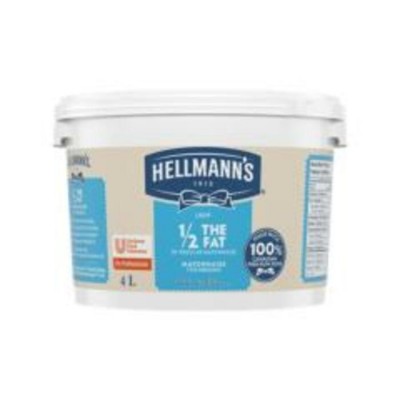 MAYONNAISE LEGER SANS GLUTEN / HELLMANNS 4LT