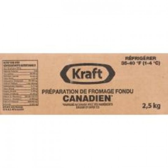 FROMAGE FONDU CANADIEN / KRAFT 2.5KG