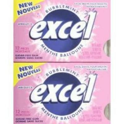 EXCEL GOMME MENTHE BALLOUNE OTC / WRIGLEY