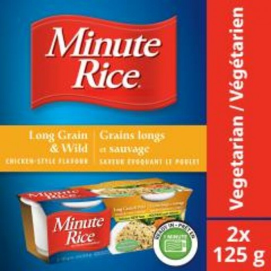 RIZ SAUVAGE GRAIN LONG POULET / MINUTE RICE