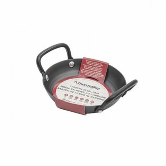 POÊLON À FRIRE EN ACIER CARBONNE THERMALLOY 14CM...