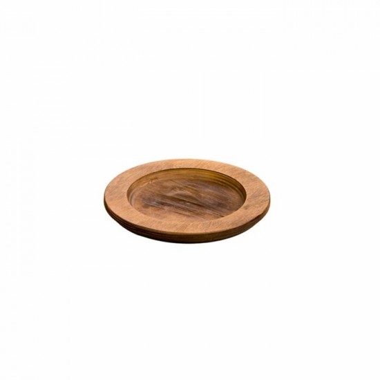 SOUS PLAT ROND EN BOIS 8POUCES (5.5PO INT.) /...