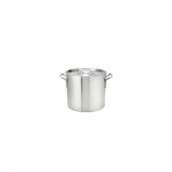 STOCK POT 12 QT ALUMINUM HD / BROWNE