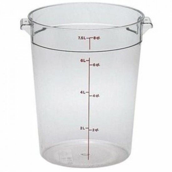 RÉCIPIENT Rond Cambro RFSCW8135 8 Quart Claire /...