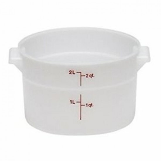 RÉCIPIENT Rond Cambro RFS2148 2 Quart Blanche /...