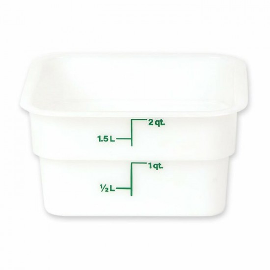 RÉCIPIENT Cambro 2SFSP148 2 Quart Blanche /...