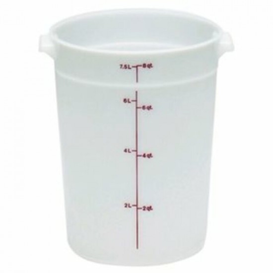 RÉCIPIENT Rond Cambro RFS8148 8 Quart Blanche /...