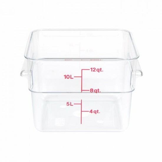 RÉCIPIENT Cambro 12SFSCW135 12 Quart Claire /...