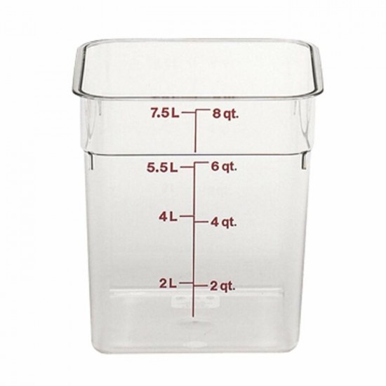 RÉCIPIENT Cambro 8SFSCW135 8 Quart Claire /...
