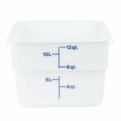 RÉCIPIENT Cambro 12SFSP148 12 Quart Blanche /...