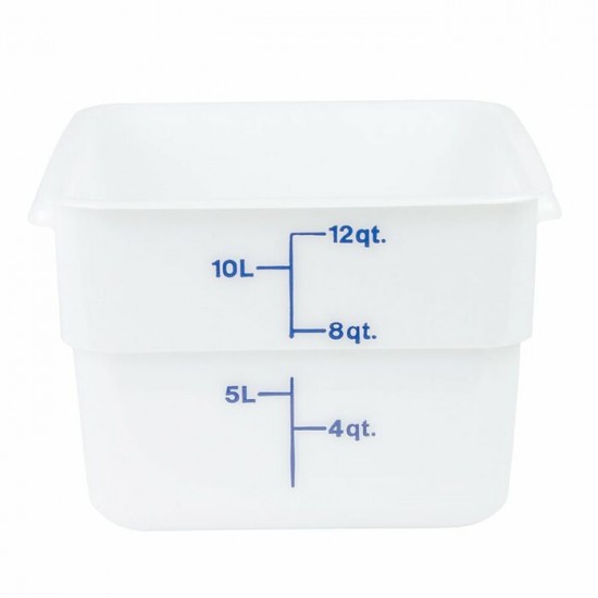 RÉCIPIENT Cambro 12SFSP148 12 Quart Blanche /...