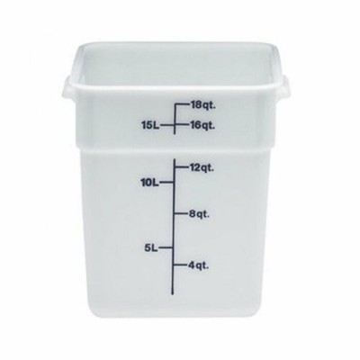 RÉCIPIENT Cambro 18SFSP148 18 Quart Blanche /...