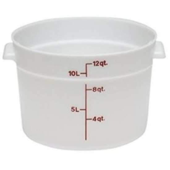 RÉCIPIENT Rond Cambro RFS12148 12 Quart Blanche /...