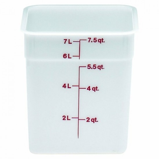 RÉCIPIENT Cambro 8SFSP148 8 Quart Blanche /...