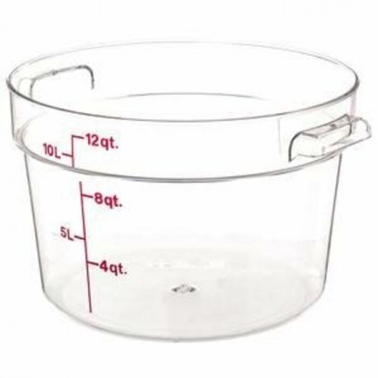 RÉCIPIENT Rond Cambro RFSCW12135 12 Quart Claire...