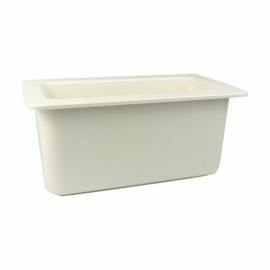 Récipient Alimentaire Taille 1/3 x 6po Blanc...