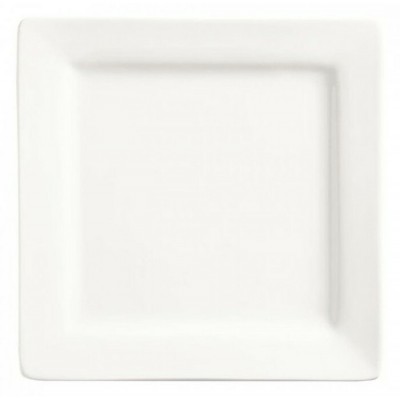 ASSIETTE CARRÉE EN PORCELAINE 6.25po / WORLD...