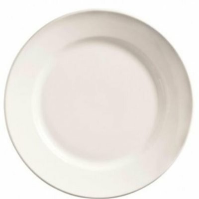 ASSIETTE RONDE BORD ROULÉ DIAMÈTRE 11po (28cm)...