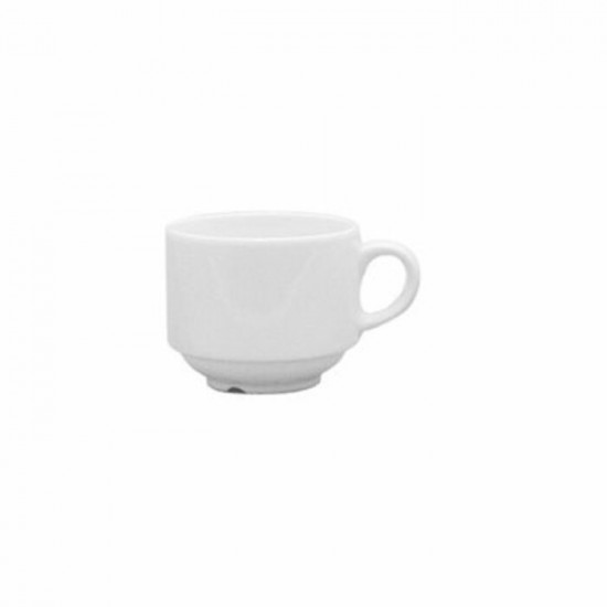TASSE DE CAFÉ EMPILABLE BLANC 7.5OZ [CONTINENTAL]...