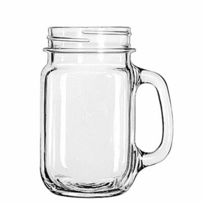 VERRE POT MASON A POIGNÉE 16OZ 473ML / LIBBEY