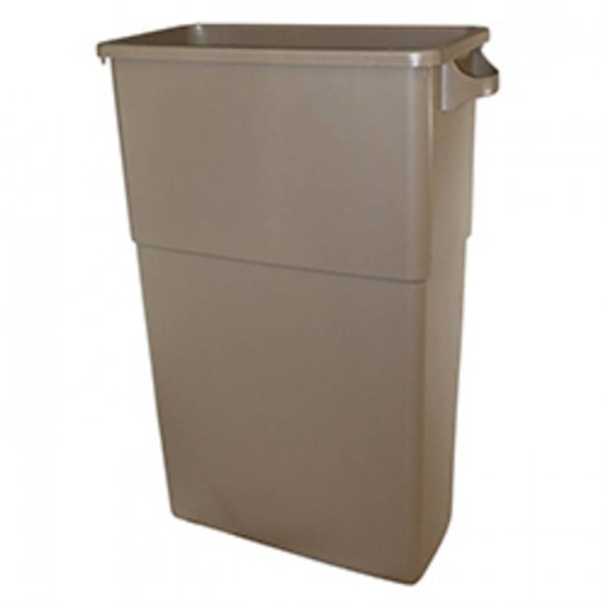 POUBELLE RECTANGULAIRE AVEC POIGNÉES BEIGE...